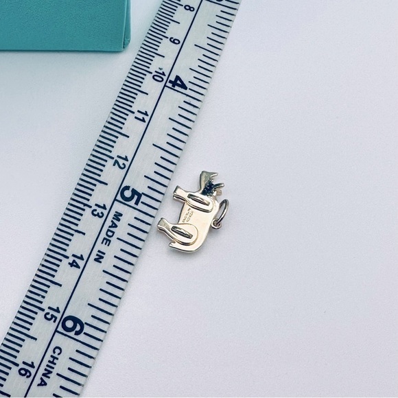 RARE Tiffany & Co. 18K Rose Gold Save The Wild Rhino Charm with PACKAGING - Picture 9 of 10